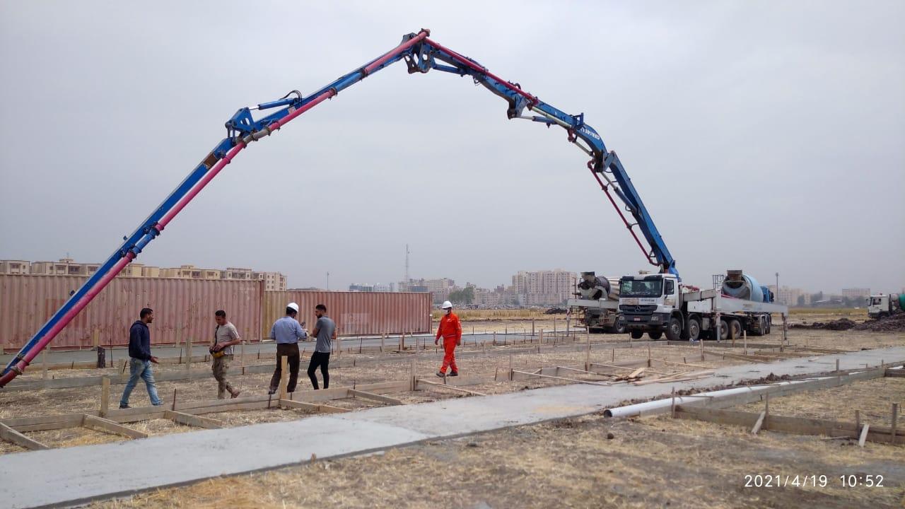 الشركة الصينية تبدأ أعمال إنشاء 10 آلاف و464 وحدة سكنية بغرب كفرالشيخ